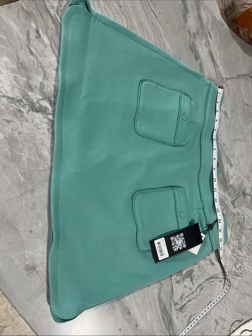 A. Putnam, Teal/Green/Jade Pocket Mini Skirt - Women's Skirt - Picture 2 of 7